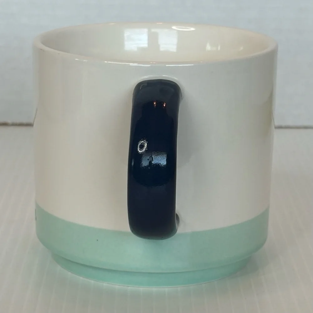 Hallmark “LOVE you more” Coffee Mug Cup 14 oz White, Gold, Teal, Black Handle - Picture 2 of 9